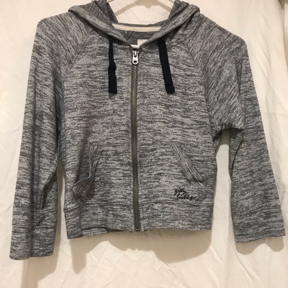 Gilly Hicks Sleep Logo Crop Hoodie